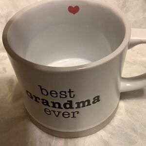 Wide mouth best grandma soup cup mug slip resistant base